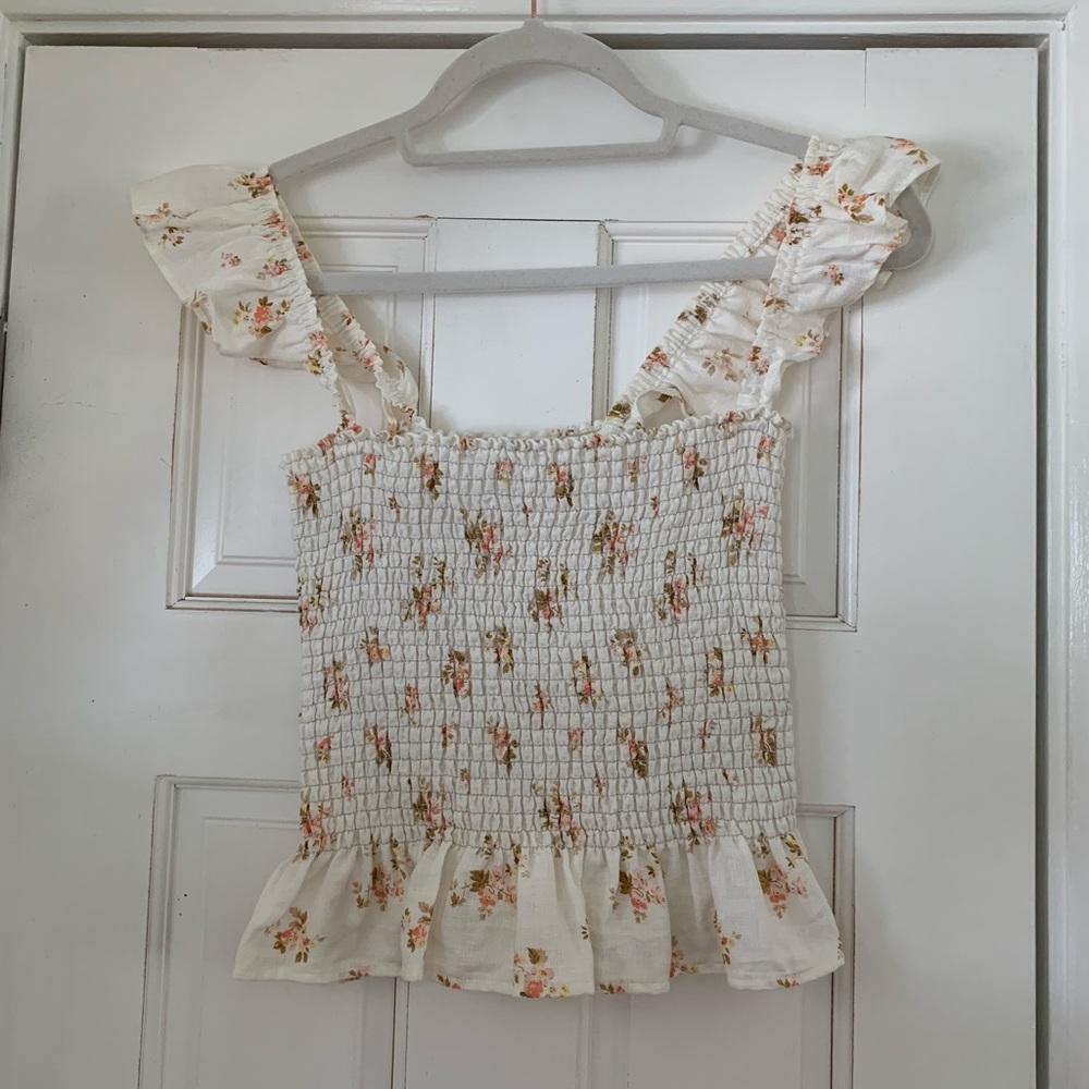 Reformation linen tank